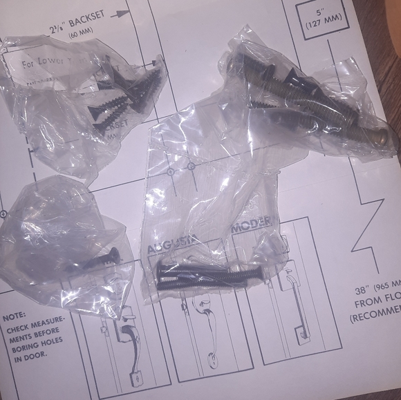 Weiser lock vintage sectional entrance handle lock - Picture 8 of 10